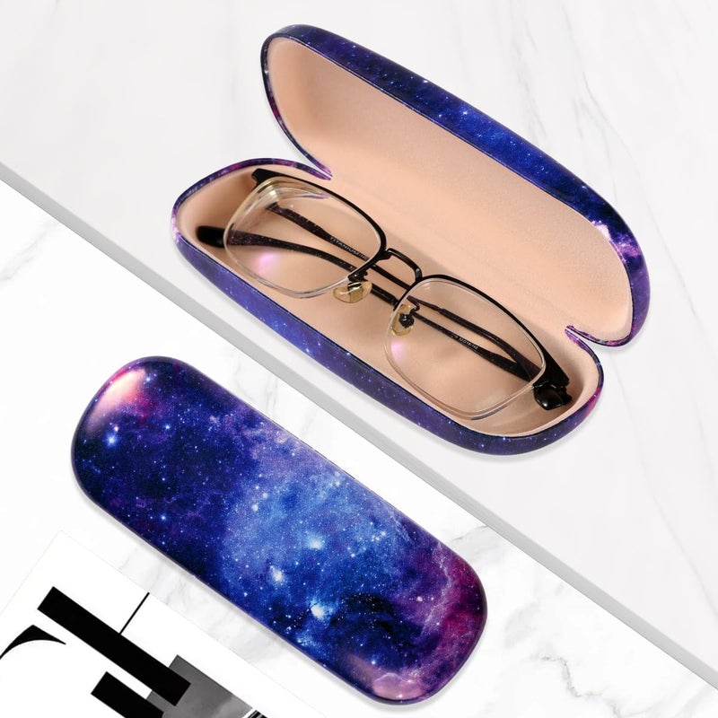 PERFECTSIGHT Store Hard Shell Eyeglasses Case, PU Leather Protective Glasses Case, Cute Eyeglass Case for Women Men Girls - Image 5